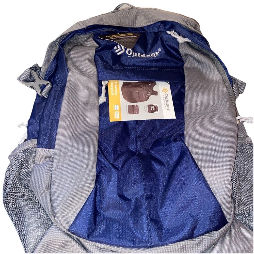 Outdoor Products Traverse 25.1 L Backpack Back To School Daypack Navy Hydration